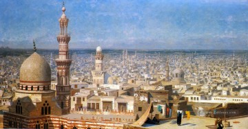 Jean Léon Gérôme œuvres - Vue Du Caire Orientalisme Grec Arabe Jean Léon Gérôme